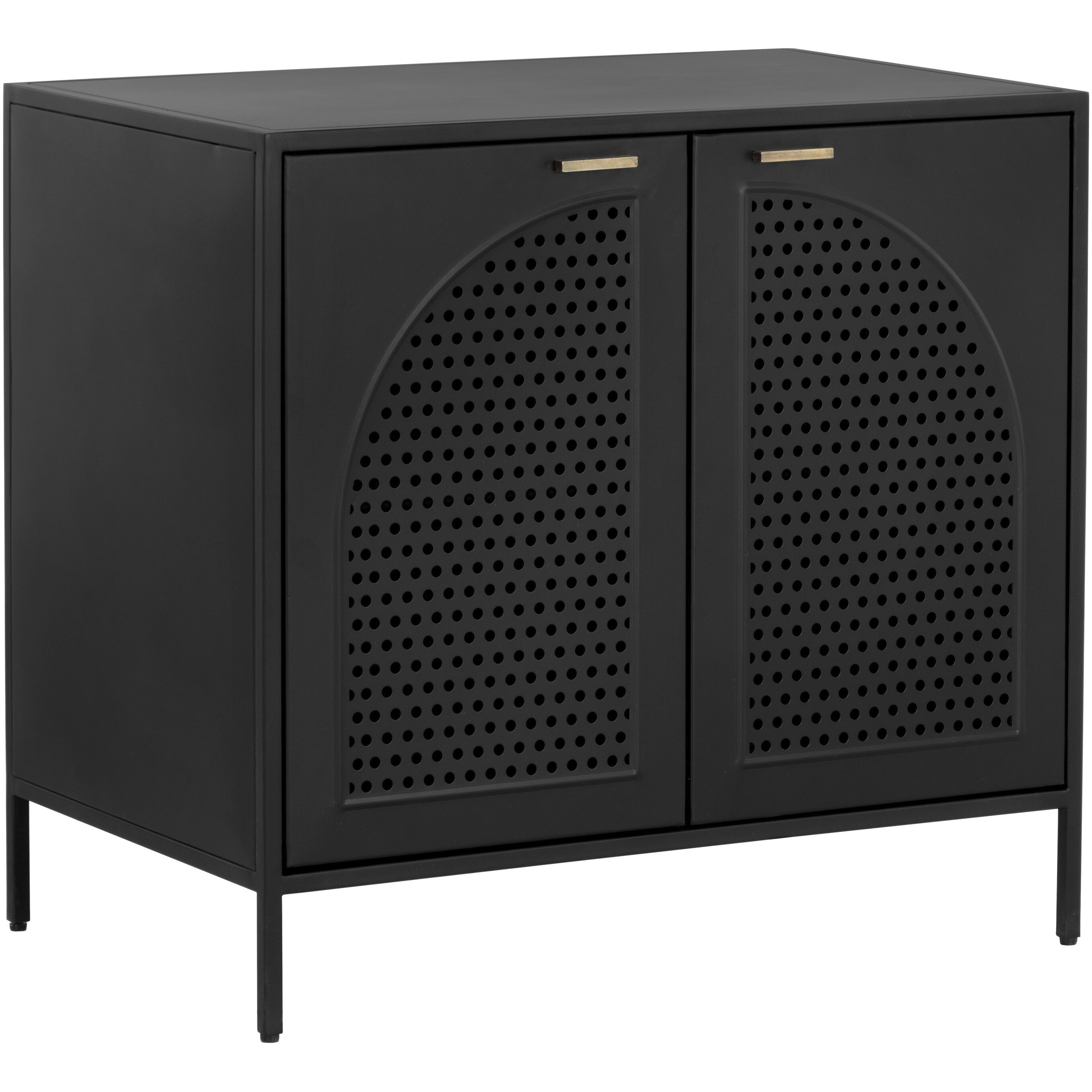 Aziza 28 X 26 inch Black Night Stand